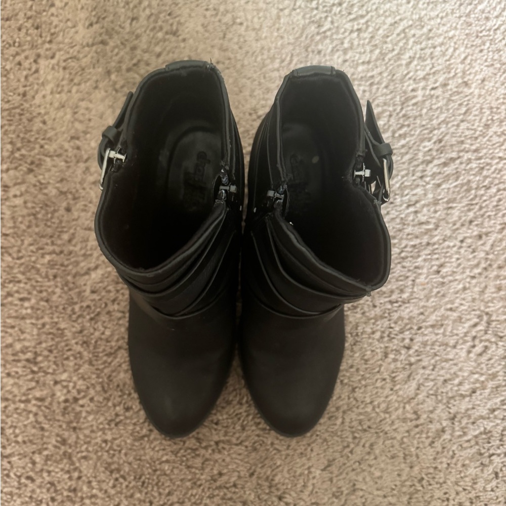 Charlottee Russe ankle heeled boots